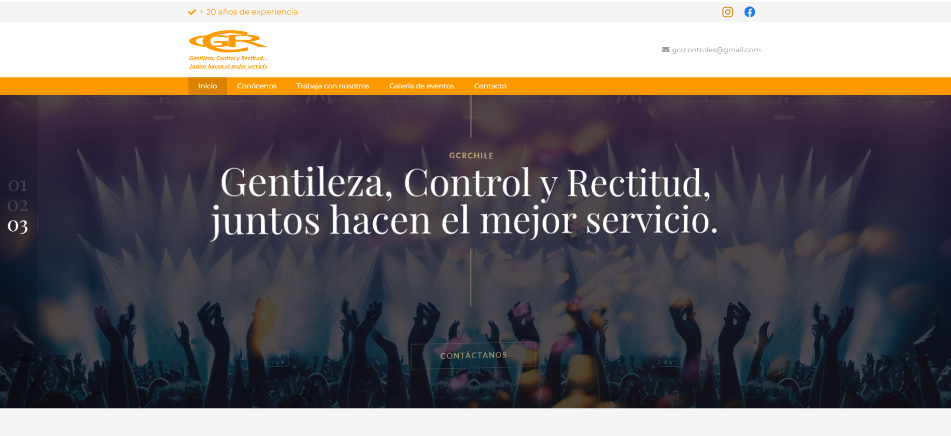 página web gcr